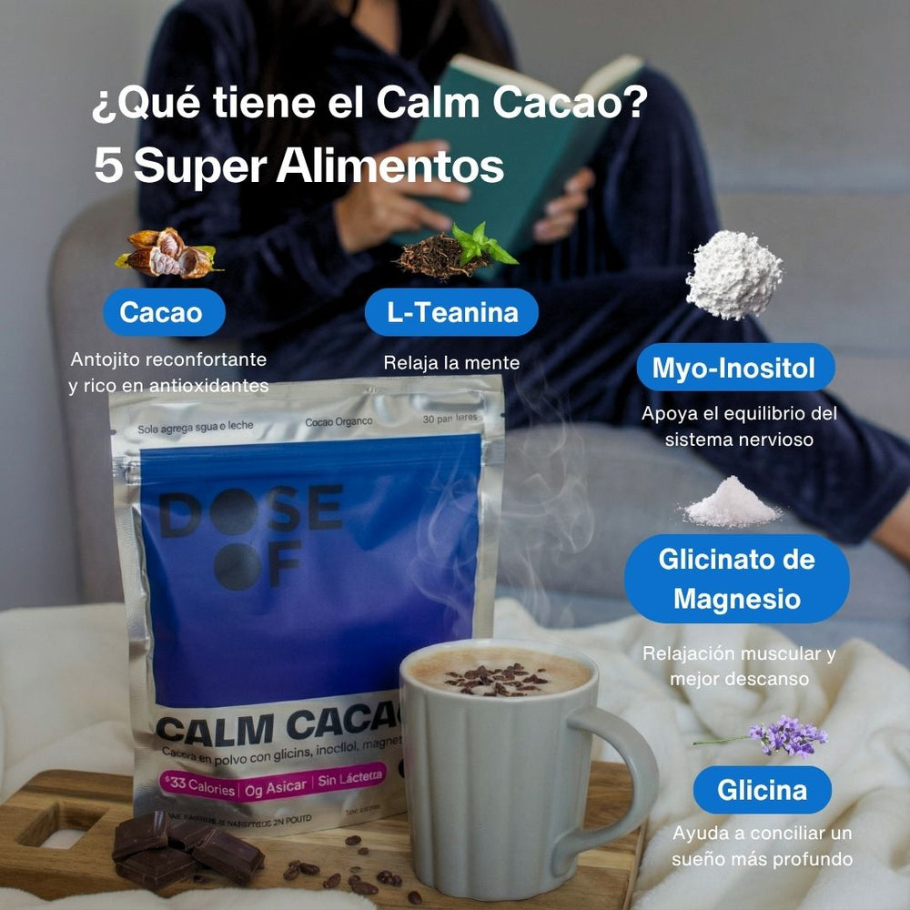 Ingredientes Calm cacao dose of