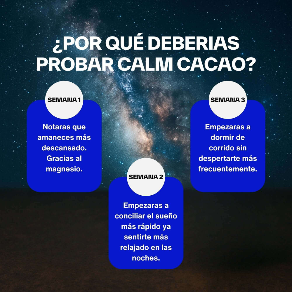 Calm Cacao para dormir profundo - descanso reparador sin sensación de pesadez