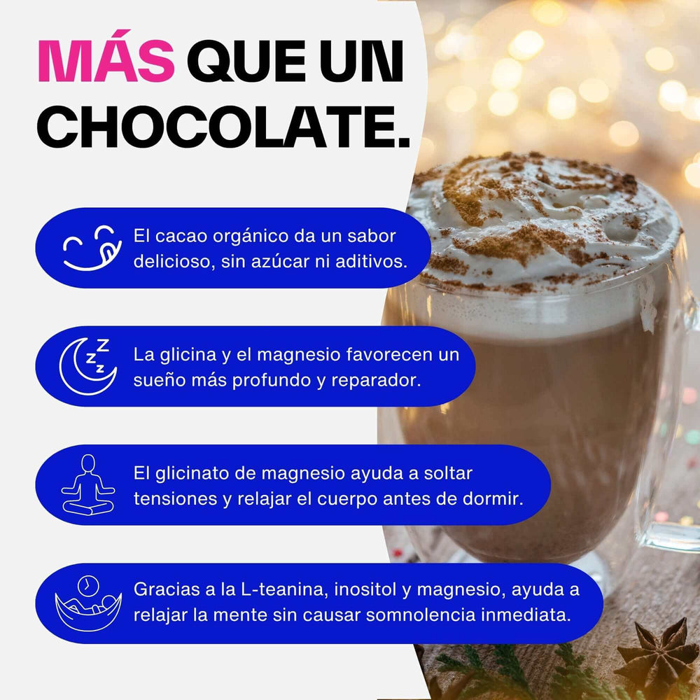 Beneficios Calm Cacao: relaja la mente, reduce ansiedad y mejora calidad del sueño
