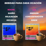 Kit Energía y Sueño | Café Funcional + Calm Cacao | Activa tu día y relájate por la noche - Dose Of