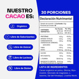 tabla nutricional calm cacao dose of