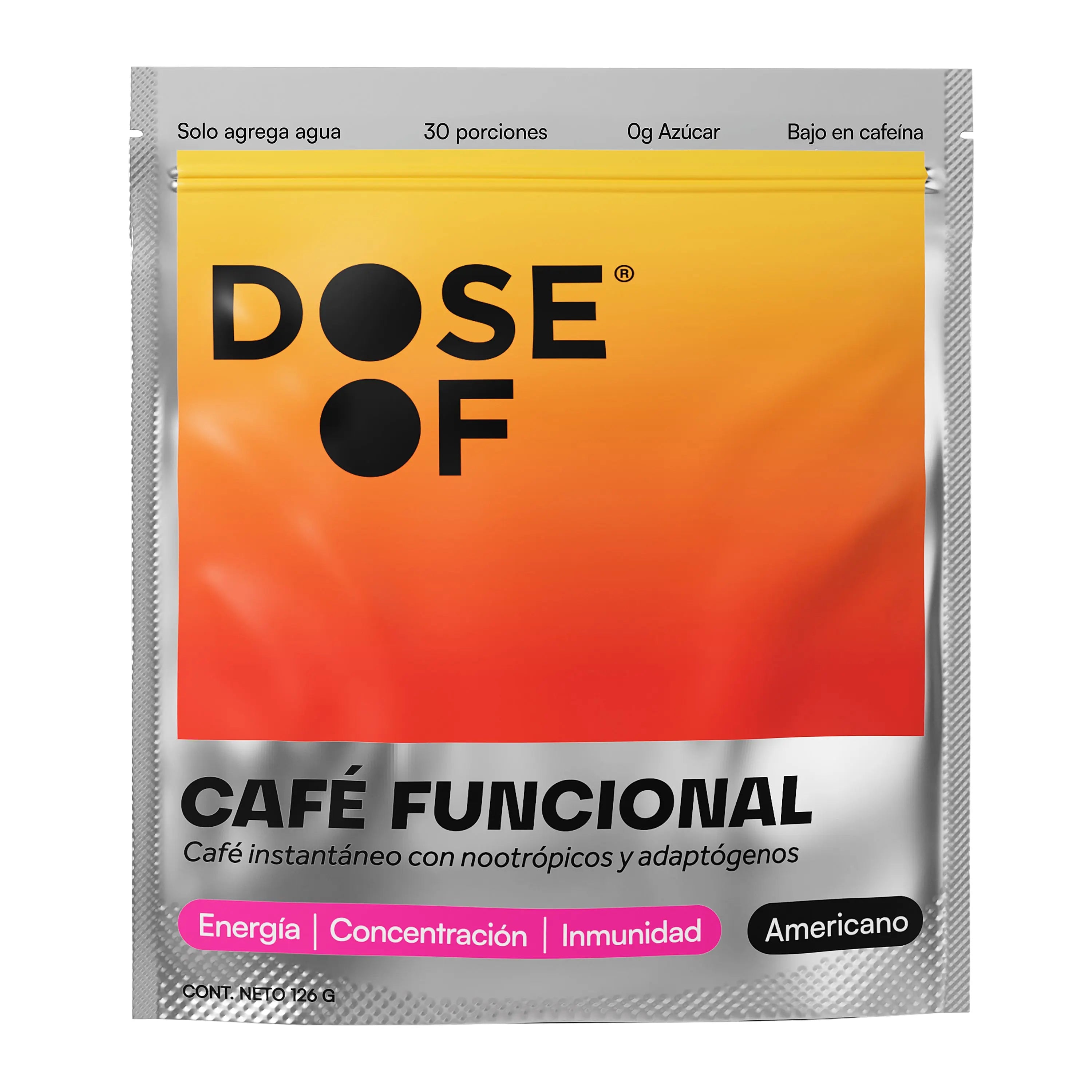 CAFÉ FUNCIONAL CON MELENA DE LEÓN, CHAGA Y L-TEANINA - Dose Of